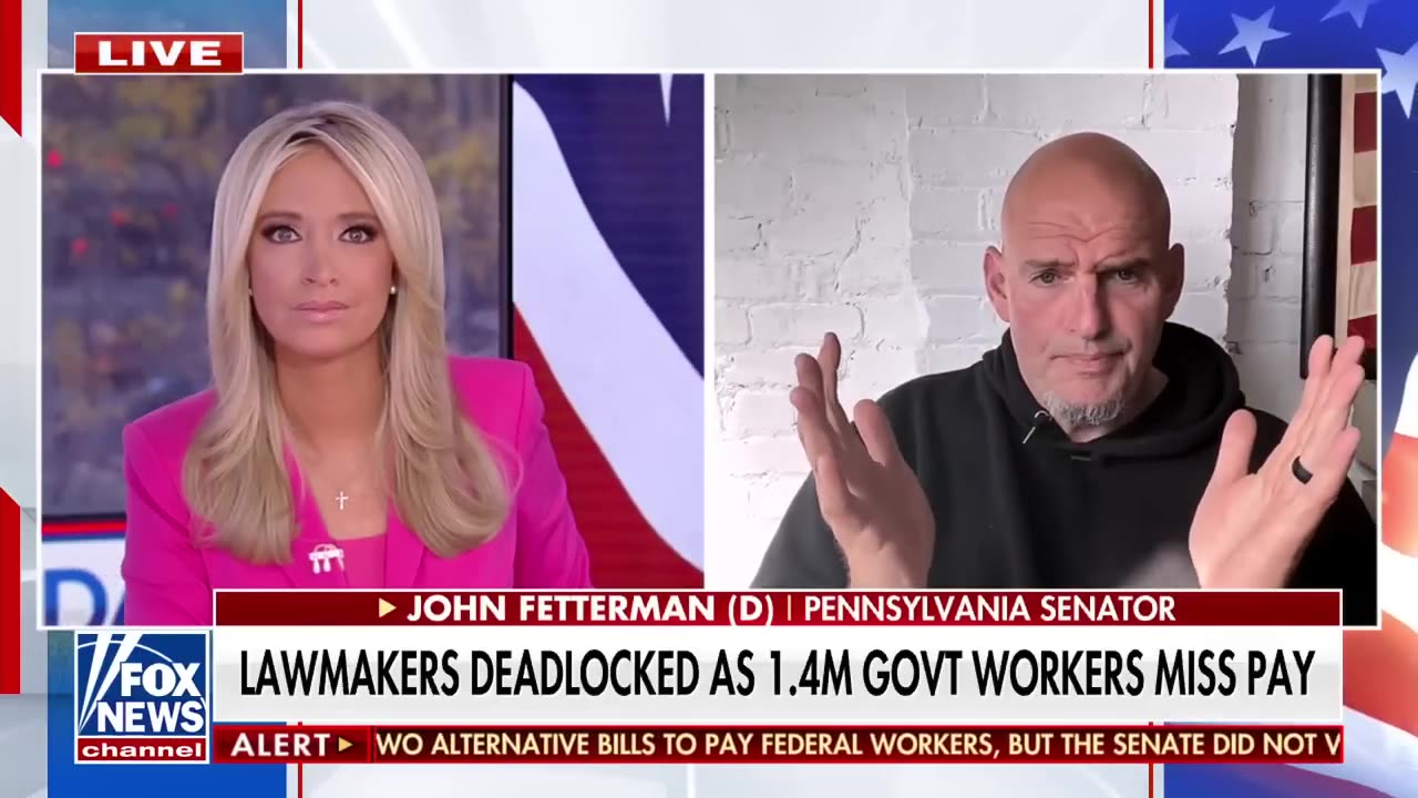 Fetterman breaks with Dems: 'AMERICA IS LOSING'