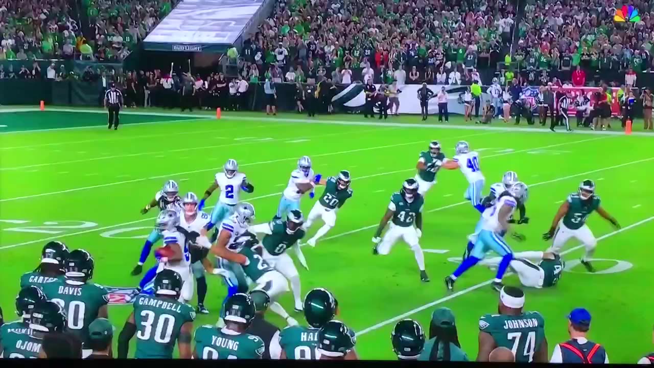 Eagles FB #43 Ben VanSumeren Injury