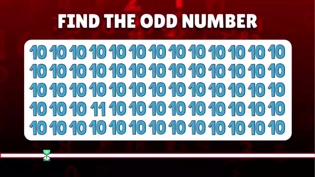 Find The ODD One Out - Find The Odd Numbers and Letters Edition! | Easy, Medium, Hard