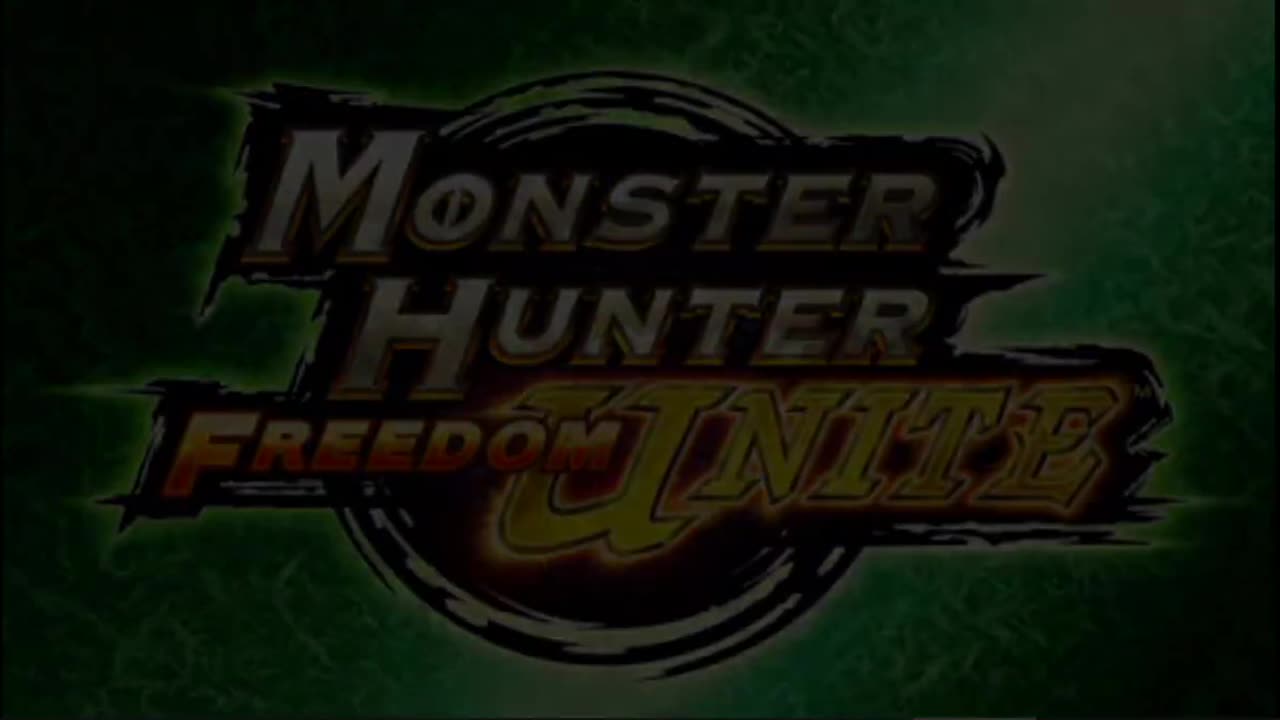 Monster Hunter Freedom Unite Psp PC Opening.