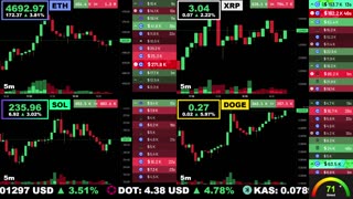 🟢 Ethereum, XRP, Solana, and Dogecoin | LIVE Crypto Prices & Charts 24/7 🔴