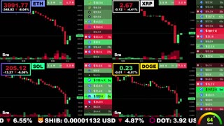 🟢 Ethereum, XRP, Solana, and Dogecoin | LIVE Crypto Prices & Charts 24/7 🔴