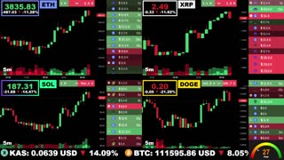 🟢 Ethereum, XRP, Solana, and Dogecoin | LIVE Crypto Prices & Charts 24/7 🔴