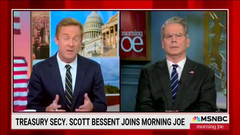 MSNBC Host Jonathan Lemire Awkwardly Fails to Corner Scott Bessent About Fed Chair Jerome Powell