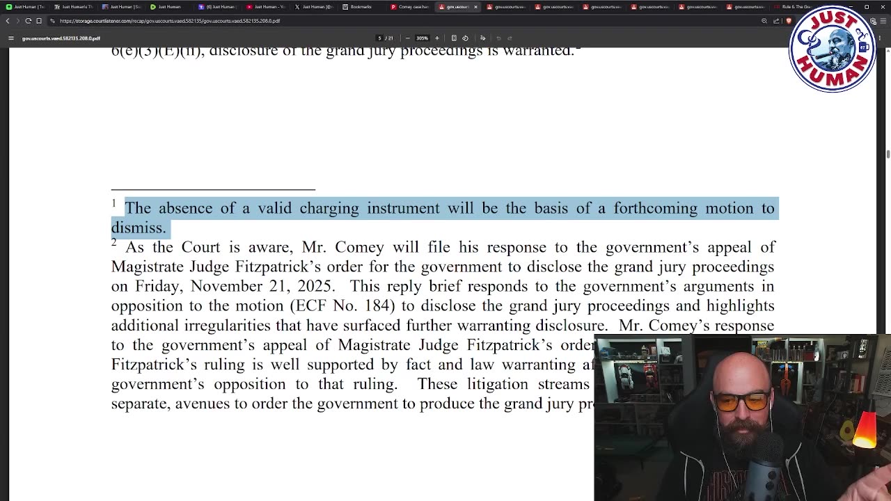 Halligan Files Transcript of Comey Indictment Return, But Discrepancies Remain