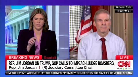 Jordan educates CNN's Kasie Hunt on the rule of law, the Constitution, & corrupt activist judges.