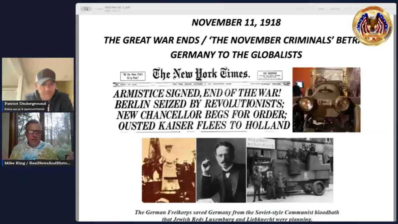 HUGE Intel Apr 9: "Explosive News! Important Update By Patriot Underground & Mike King"