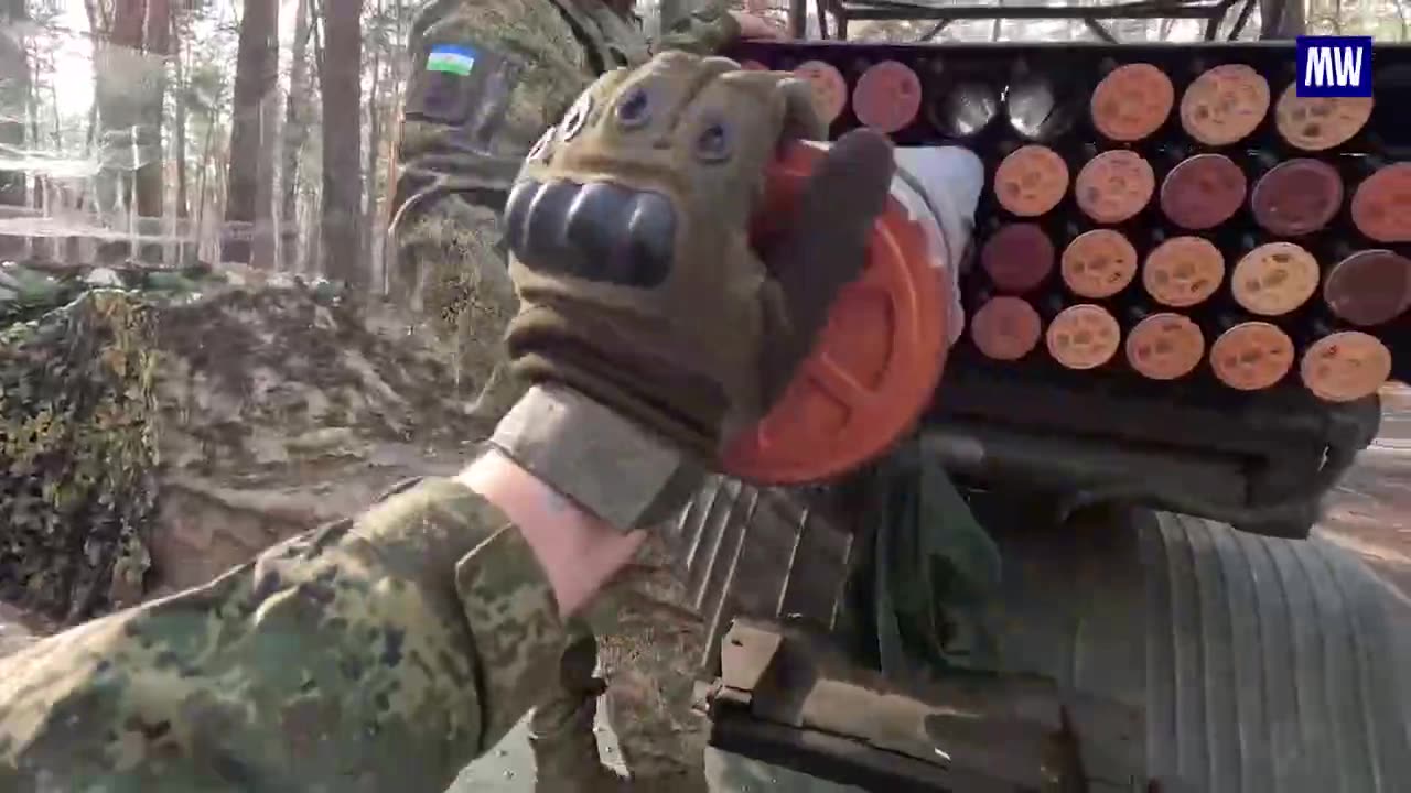 Destruction of Enemy UAV Launch Point by Grad MLRS Crew