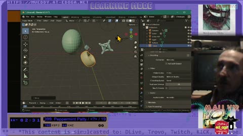 Blender 3D CG on Day 5 [Learn,Build,Work,Play] - Live RECAP