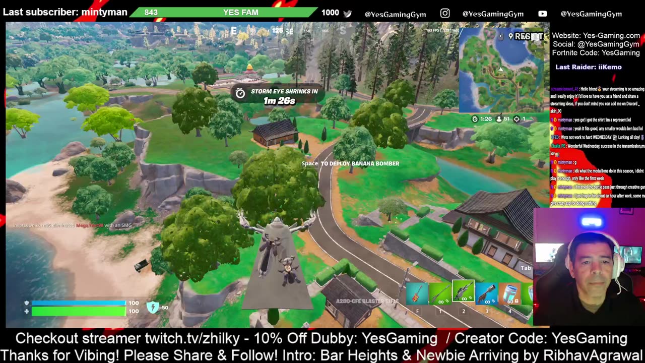 Big W Hump Day on Fortnite Daily Show with Host DjS Oh YES! Gaming in Fishers