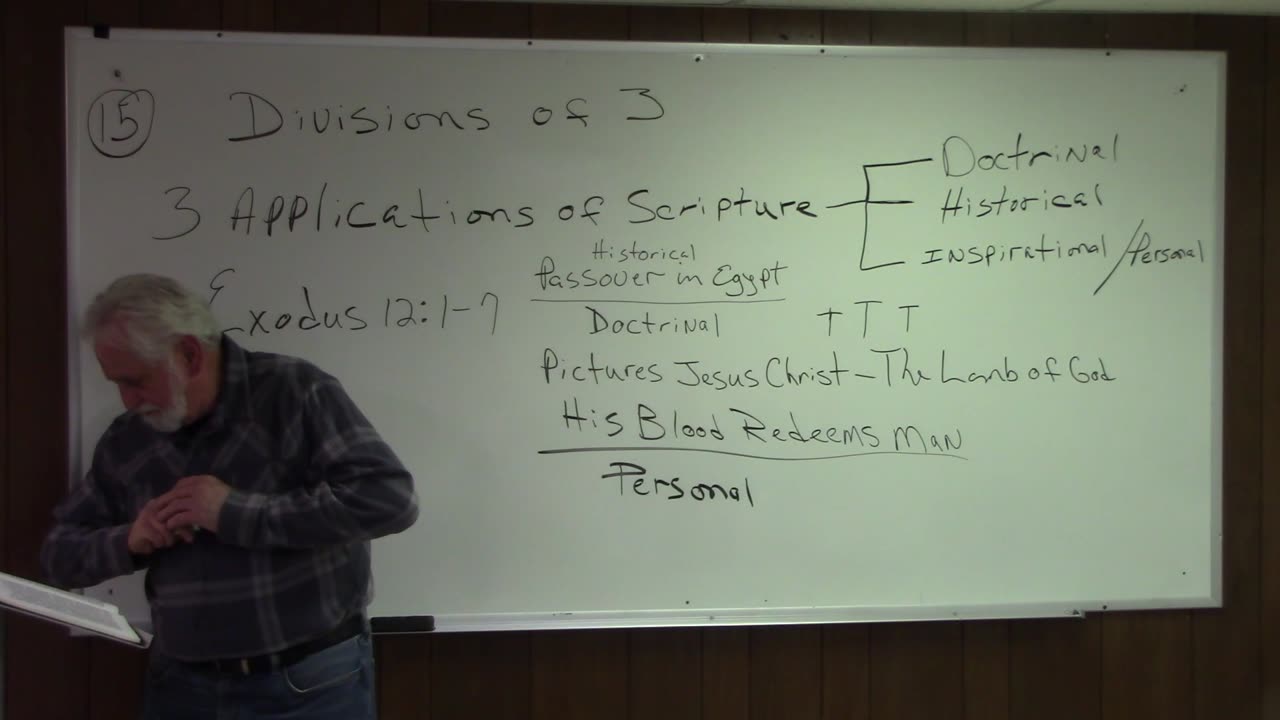 How to Study The Bible: Lesson 15 Divisions of Three