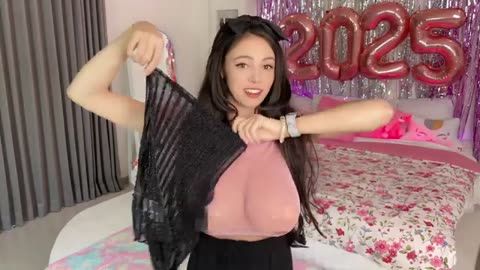 Transparent black Top 🔥🥵 try on haul