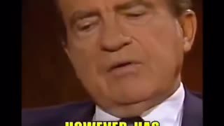 Richard Nixon about the Jewish lobby but we need to be America first