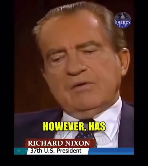 Richard Nixon about the Jewish lobby but we need to be America first
