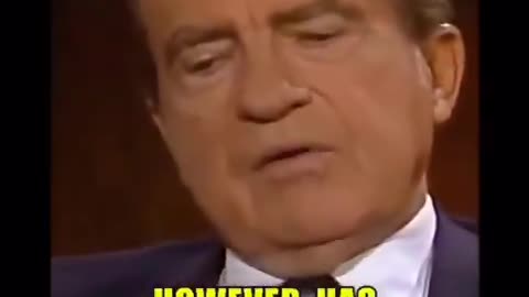 Richard Nixon about the Jewish lobby but we need to be America first