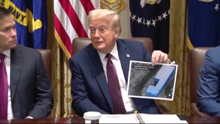 Trump shows image given from Zuckerberg showing the scale of Meta’s new AI factory in La: