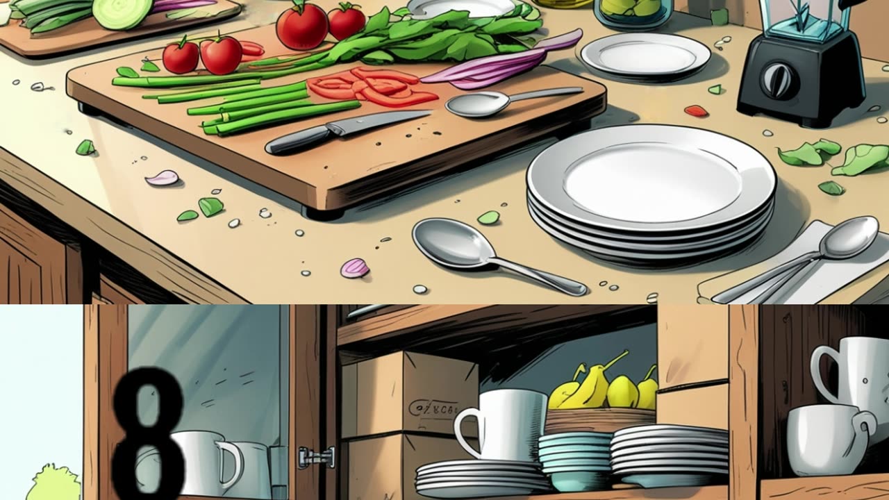 Only 1 Difference in This Kitchen Setup — Can You See It?