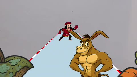 A donkey would fight 😂😂😂