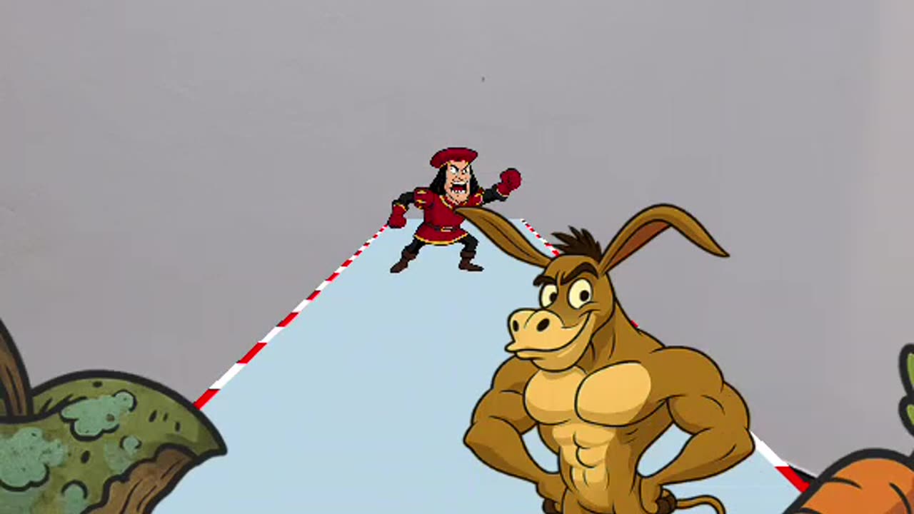 A donkey would fight 😂😂😂