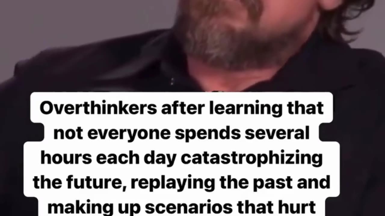 Overthinking is when someone constantly analyzes and worries about everything, big or small.