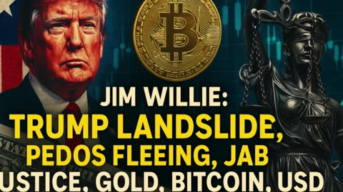 🚨 Jim Willie: Trump Landslide 💥 Jab Justice, Gold & Bitcoin Surge — USD on the Line! ⚠️