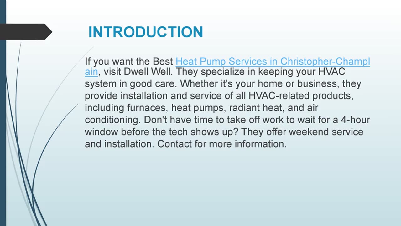 Best Heat Pump Services in Christopher-Champlain