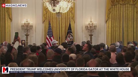 President Donald Trump Welcomes 2025 NCAA Basketball Champions University of Florida Gators at The White House [LIVE]