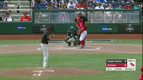 La Série mondiale de la NCAA 2016 Arizona vs Costal Caroline P3