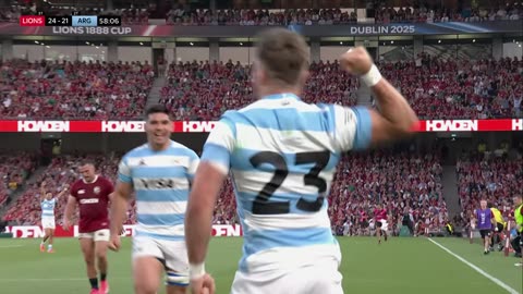 Argentina STUN Lions to claim historic victory in Dublin! British & Irish Lions 24-28 Argentina