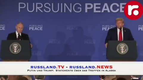 Die übersetzte Pressekonferenz nach dem Alaskatreffen.