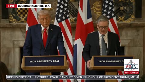 President Trump Signs Technology Prosperity Deal with United Kingdom, September 18, 2025
