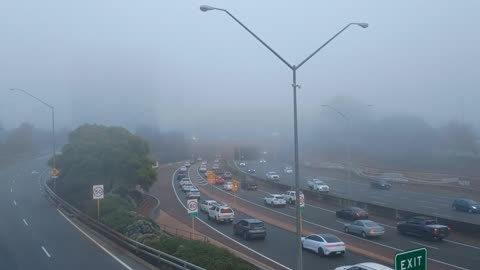 Foggy morning in Perth Western Australia