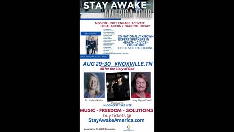 STAY AWAKE AMERICA tour NEXT STOP KNOXVILLE, TN