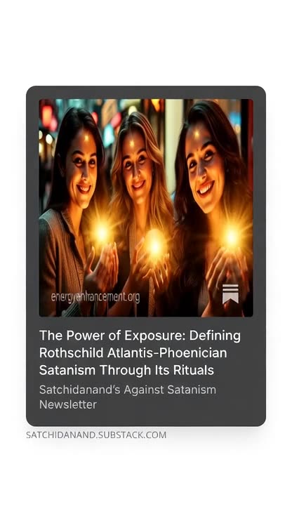 The Power of Exposure: Defining Rothschild Atlantis-Phoenician Satanism Through Its Rituals