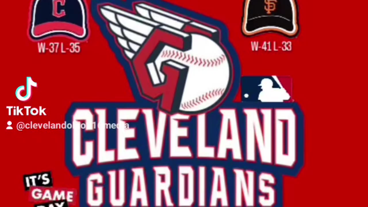 Cleveland Guardians at San Francisco Giants MLB Baseball Game Today Live Sports