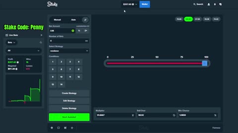 I MADE AN INSANE DICE STRATEGY (STAKE)