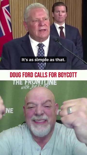 Doug Ford calls for BOYCOTT of Carney's EV Deal!