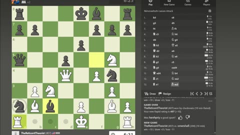Playing chess 3