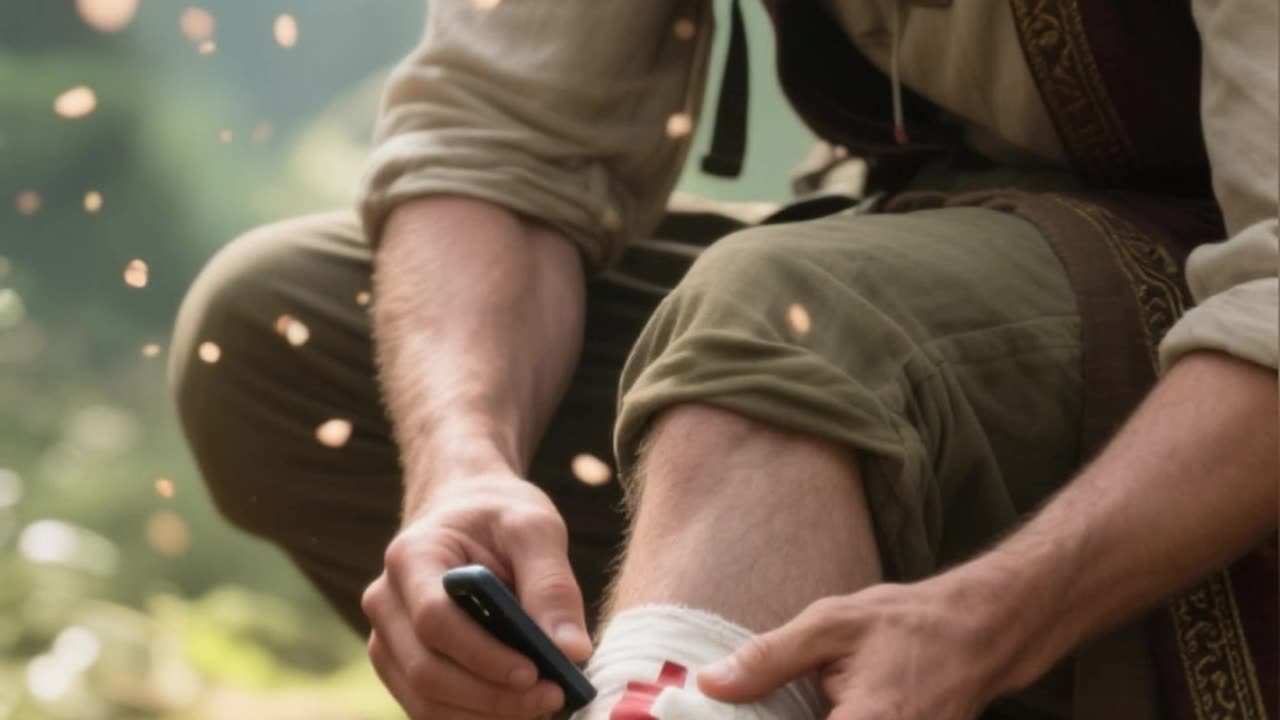 Paul survives Snake Bite.