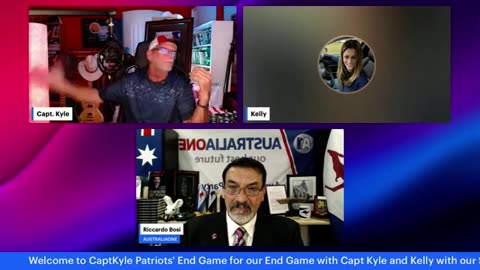 Capt Kyle Patriots End Game U.S.Aussie Rd Table w Capt Kyle, Kelly & LTC Bosi