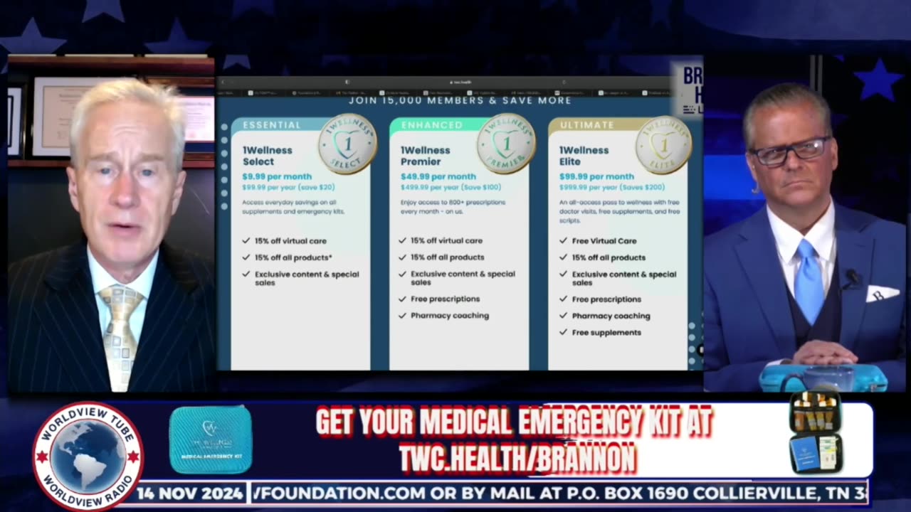 Dangers of Self-Replicating Vaccines: Dr McCullough with Brannon Howse on World View Tube