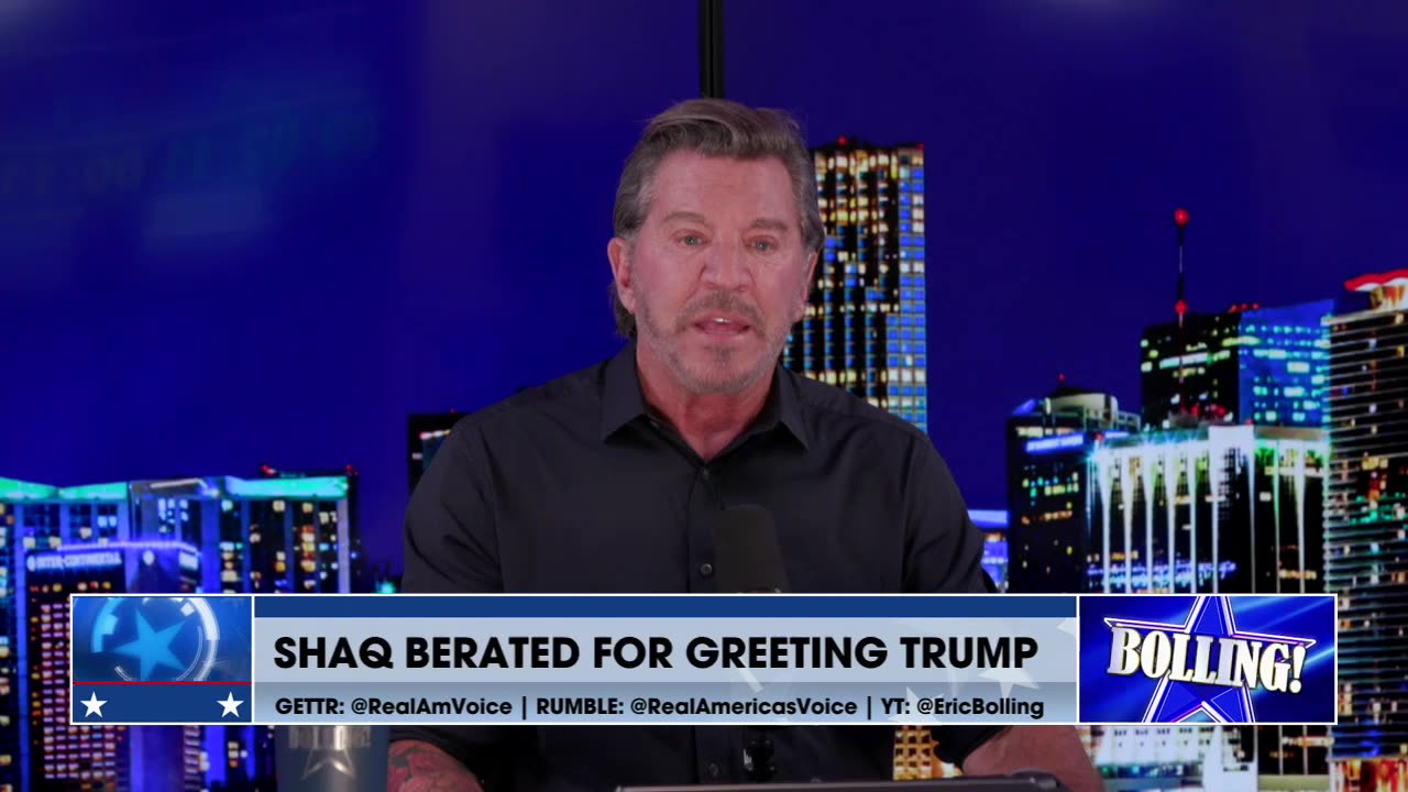 SHAQ BERATED FOR GREETING TRUMP AT UFC FIGHT