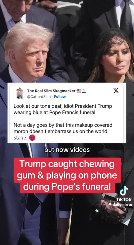 3 Things Trump Did During Pope's Funeral