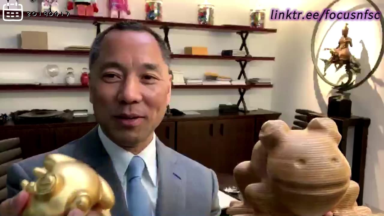20190417文贵先生直播²：有16个 #蛤蟆，给大家展示金蛤蟆和木蛤蟆！