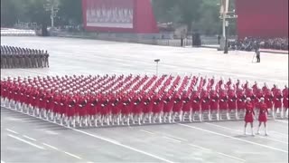 WOMEN'S TROOPS OF CHINA ★ 中国女子军 ★ Chinese female soldiers ★ Beijing military parade.