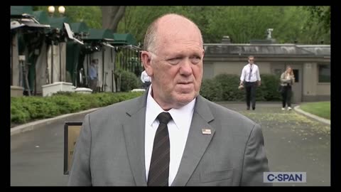 Tom Homan Speaks to Reporters Outside White House