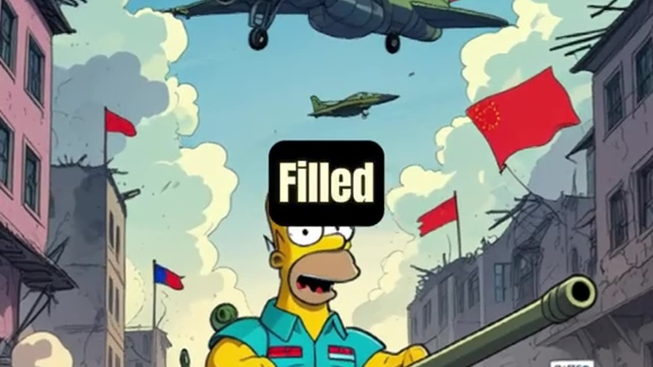 SIMPSONS PREDICTION OF A WAR BETWEEN CHINA & THE PHILIPPINES IN 2025