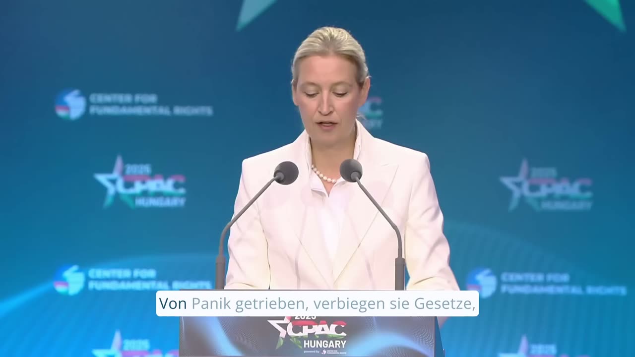 Diese Rede geht unter die Haut: Tränen im Publikum! - Alice Weidel - CPAC