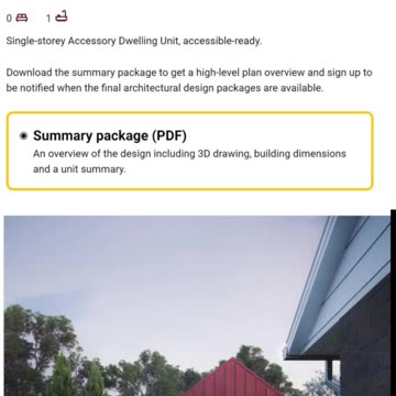 one of the new pre-approved government of Canada "catalogue" homes is a 490 sq ft shed