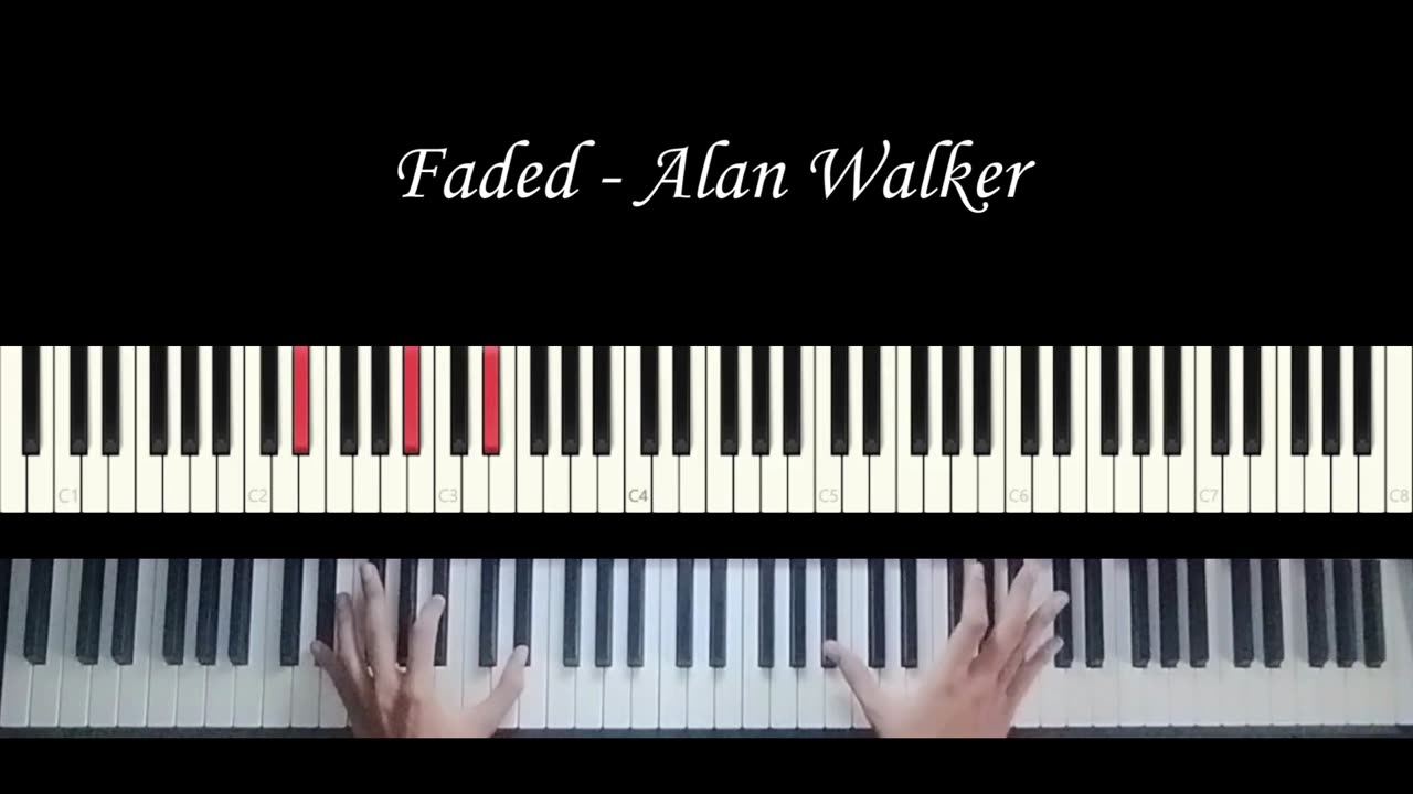 Faded - Alan Walker | Piano Tutorial / Cover